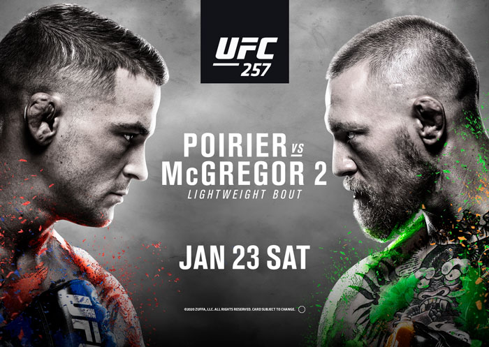 Ufc 257 Poirier Vs Mcgregor 2 Riverside Casino Golf Resort